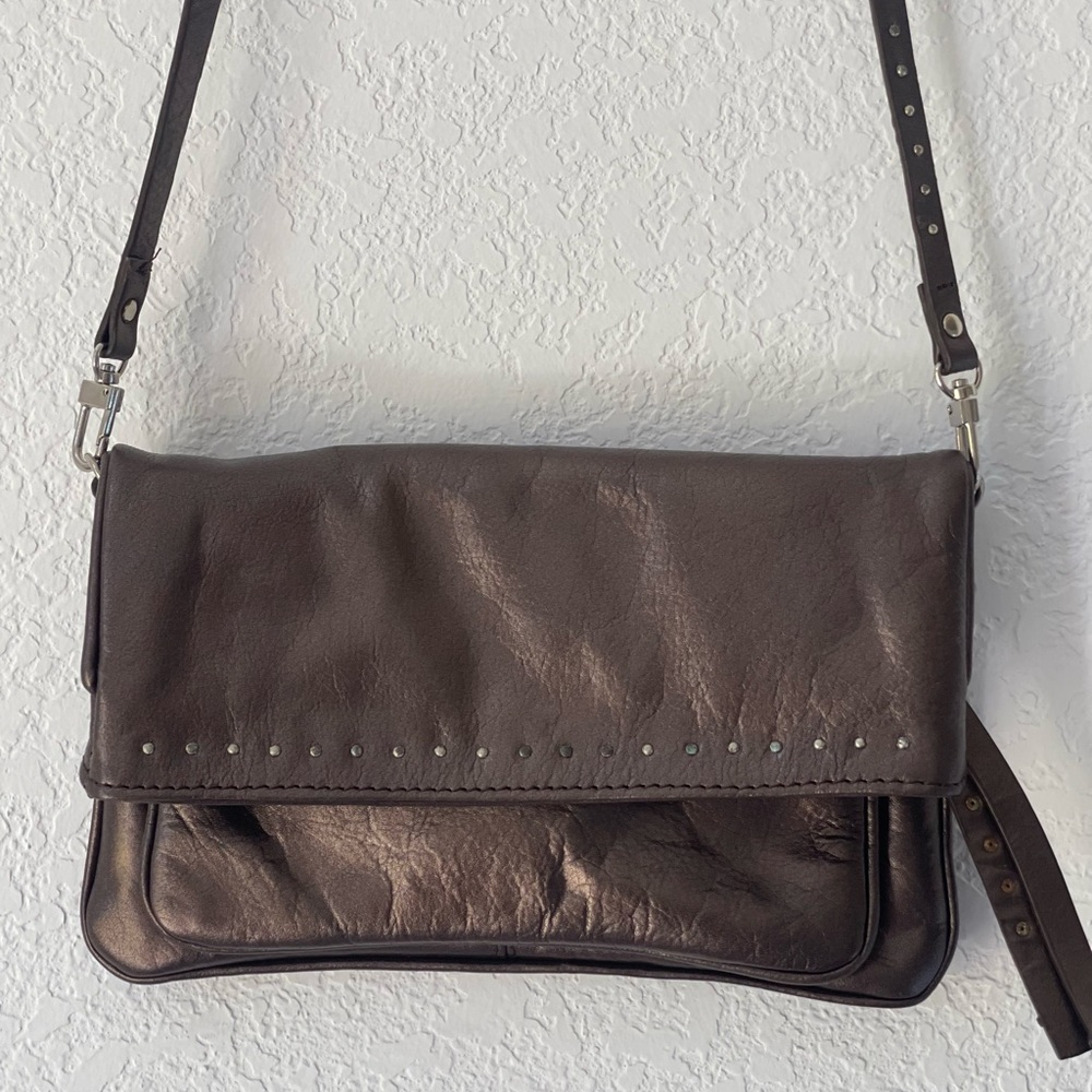 Latico leather foldover crossbody bag